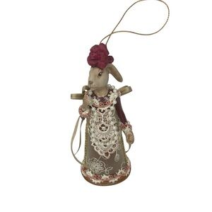 Wayne M. Kleski Katherine’s Collection Hare Rabbit Christmas Ornament